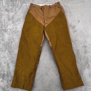 Men's Two-Tone Tan and Brown Chinos